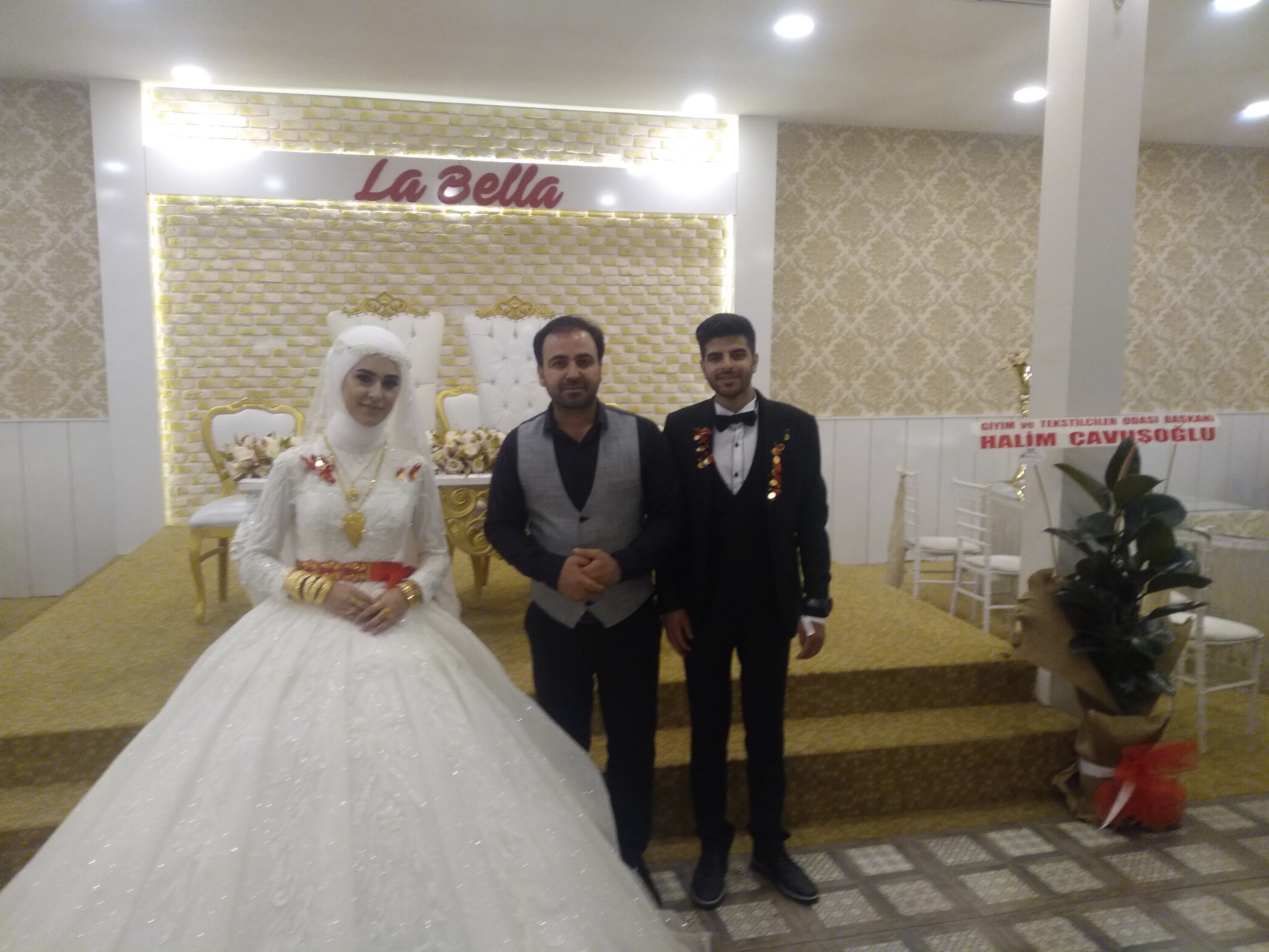 La Bella Düğün Salonunda Çiftimizin İslami Düğün Programını İcra Ettik